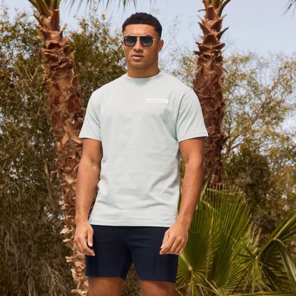 Malelions Hotel T-shirt Licht Blauw