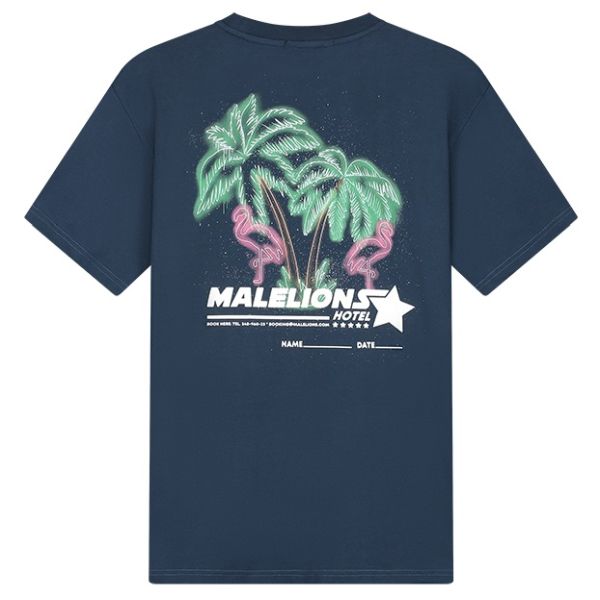 Malelions Hotel T-shirt Navy