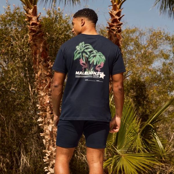 Malelions Hotel T-shirt Navy