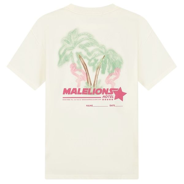 Malelions Hotel T-shirt Off White
