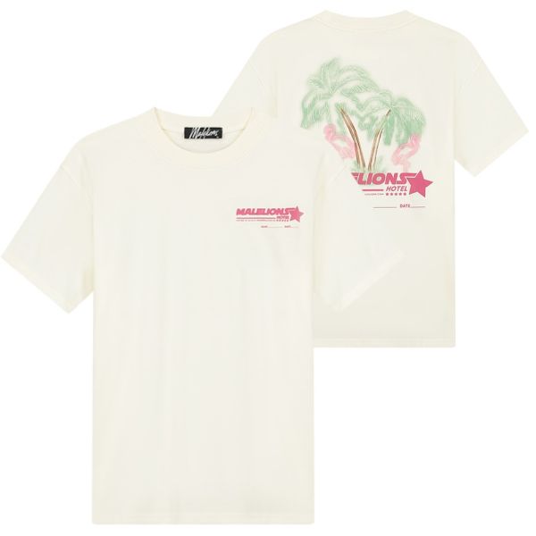 Malelions Hotel T-shirt Off White