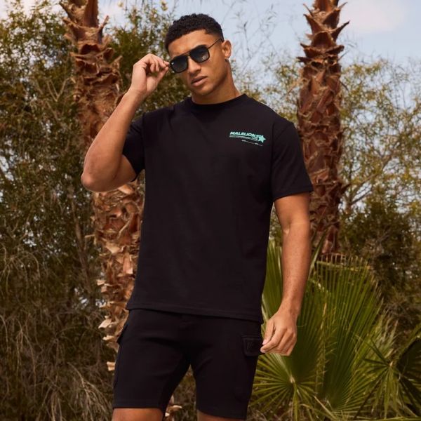 Malelions Hotel T-shirt Zwart