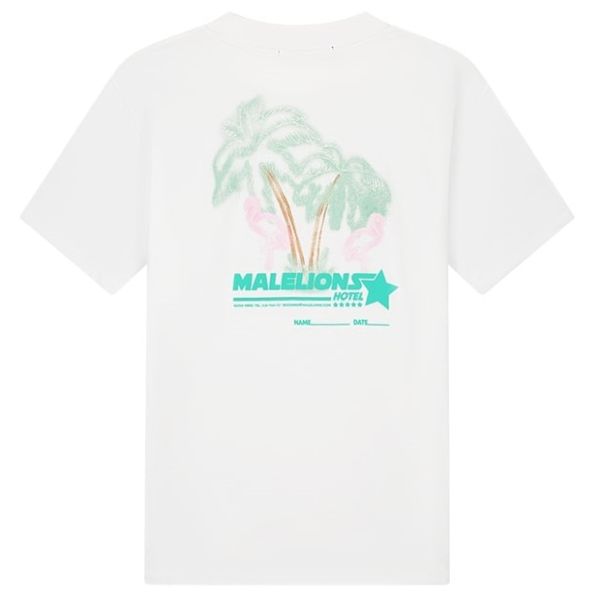 Malelions Hotel T-shirt Wit