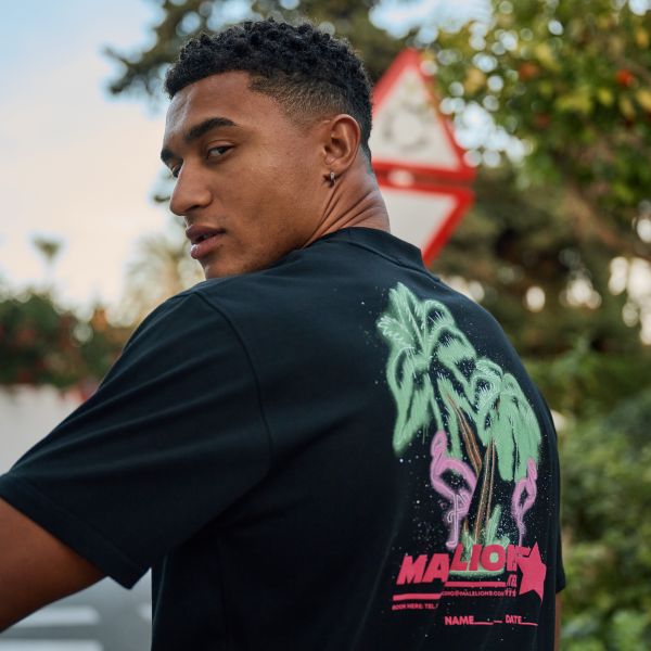 Malelions Hotel T-shirt Zwart