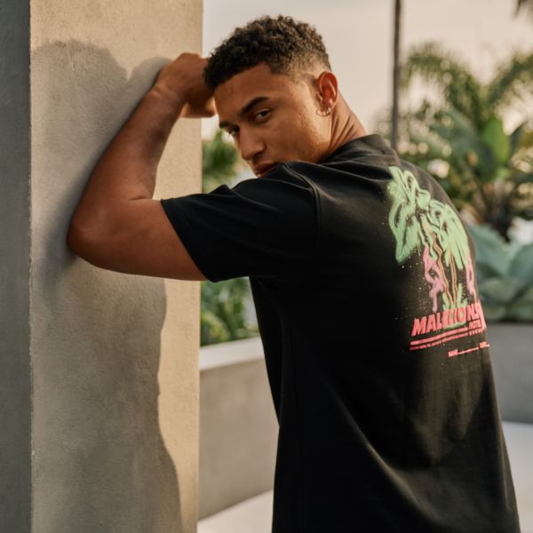 Malelions Hotel T-shirt Zwart