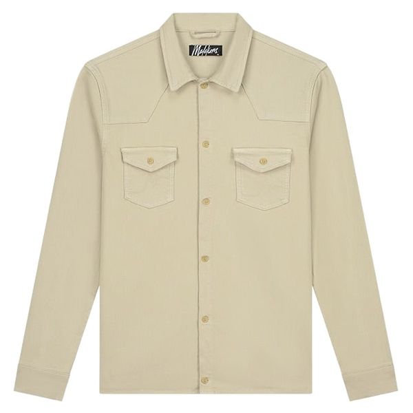 Malelions Jake Overshirt Beige