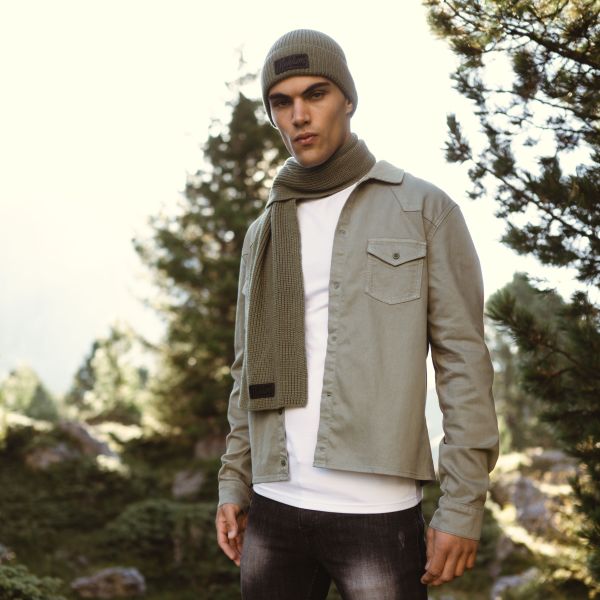 Malelions Jake Overshirt Beige