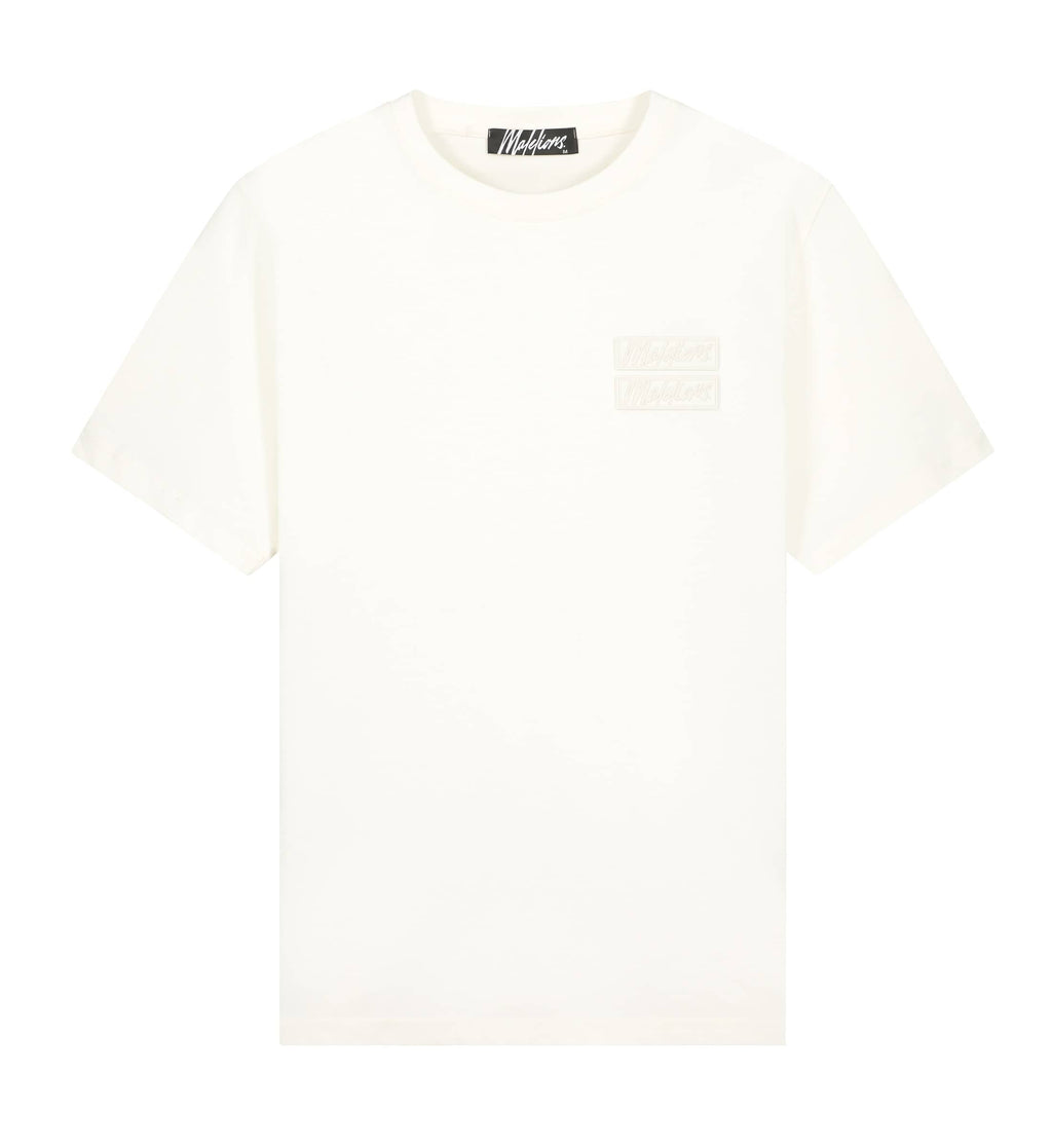 Malelions Jimmy T-shirt Off White M2-SS22-29