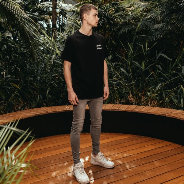 Malelions Jimmy T-shirt Zwart