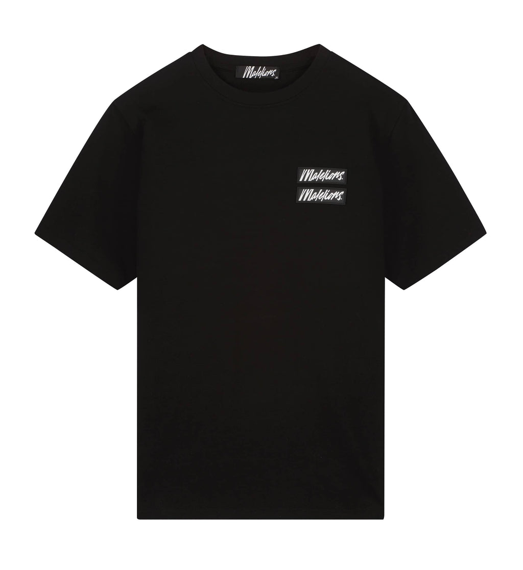 Malelions Jimmy T-shirt Zwart M2-SS22-29