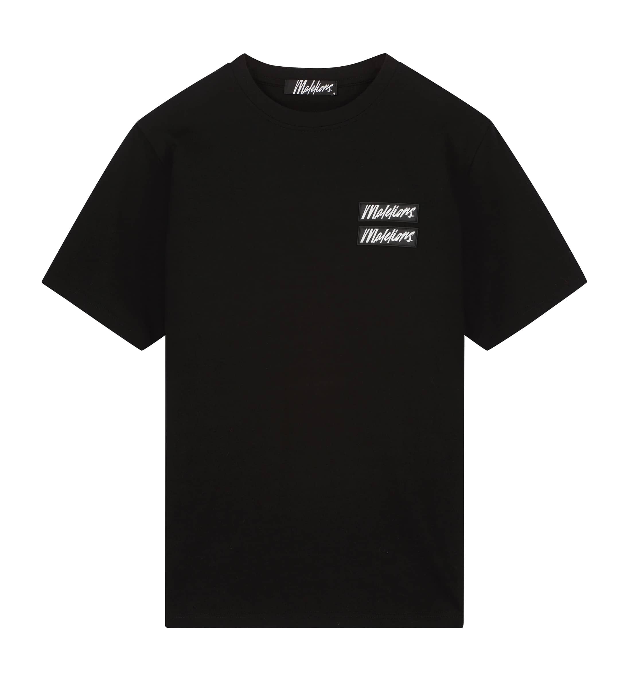 Malelions Jimmy T-shirt Zwart M2-SS22-29