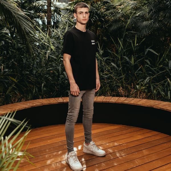 Malelions Jimmy T-shirt Zwart