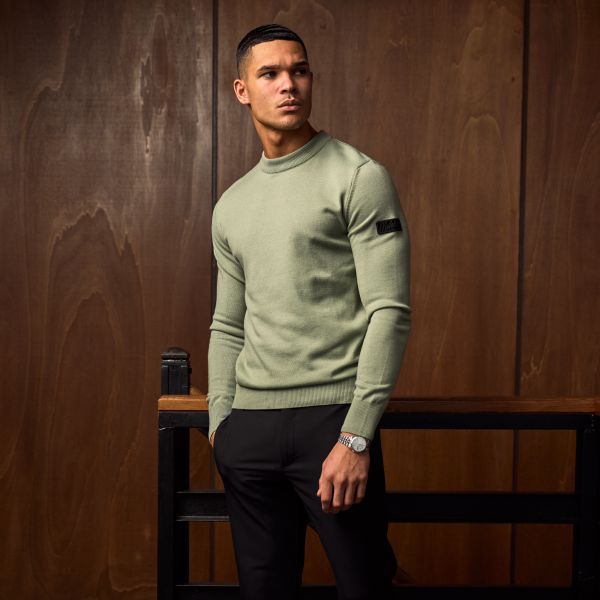 Malelions Knit Sweater Licht Groen