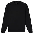 Malelions Knitted Mock Neck Sweater Zwart