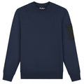 Malelions Knitted Pocket Sweater Navy