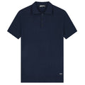 Malelions Knitted Polo Navy