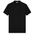 Malelions Knitted Polo Zwart