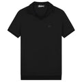 Malelions Knitted Signature Patch Polo Zwart