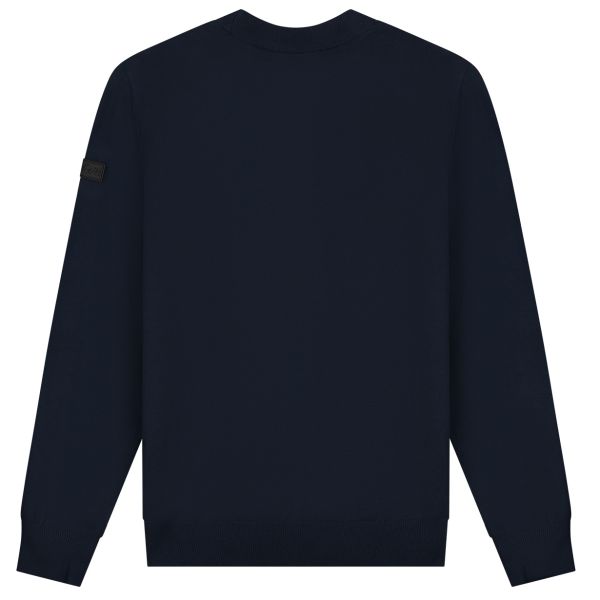 Malelions Knitted Sweater Navy