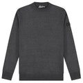 Malelions Knitted Sweater Antraciet