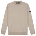 Malelions Knitted Sweater Beige