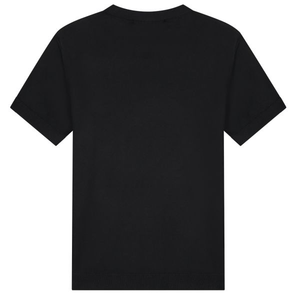 Malelions Knitted T-shirt Zwart