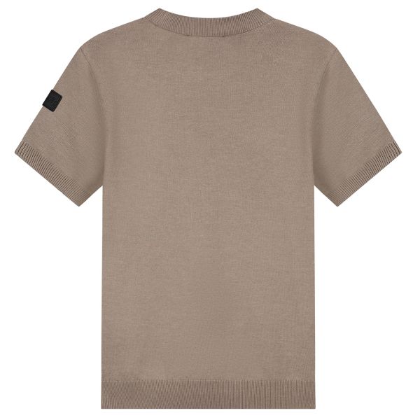Malelions Knitted T-shirt Bruin
