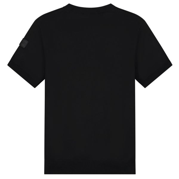 Malelions Knitted T-shirt Zwart
