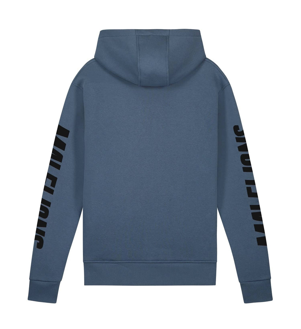 Malelions Lective Hoodie Blauw M2-SS22-13