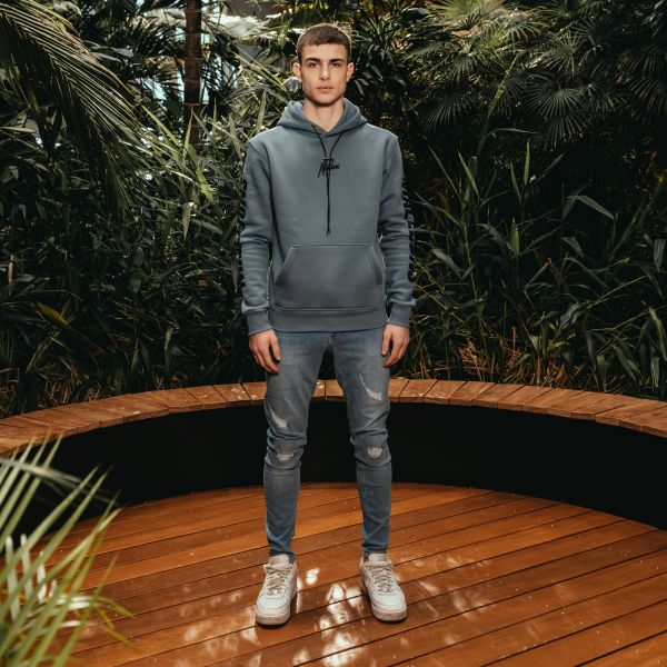 Malelions Lective Hoodie Blauw