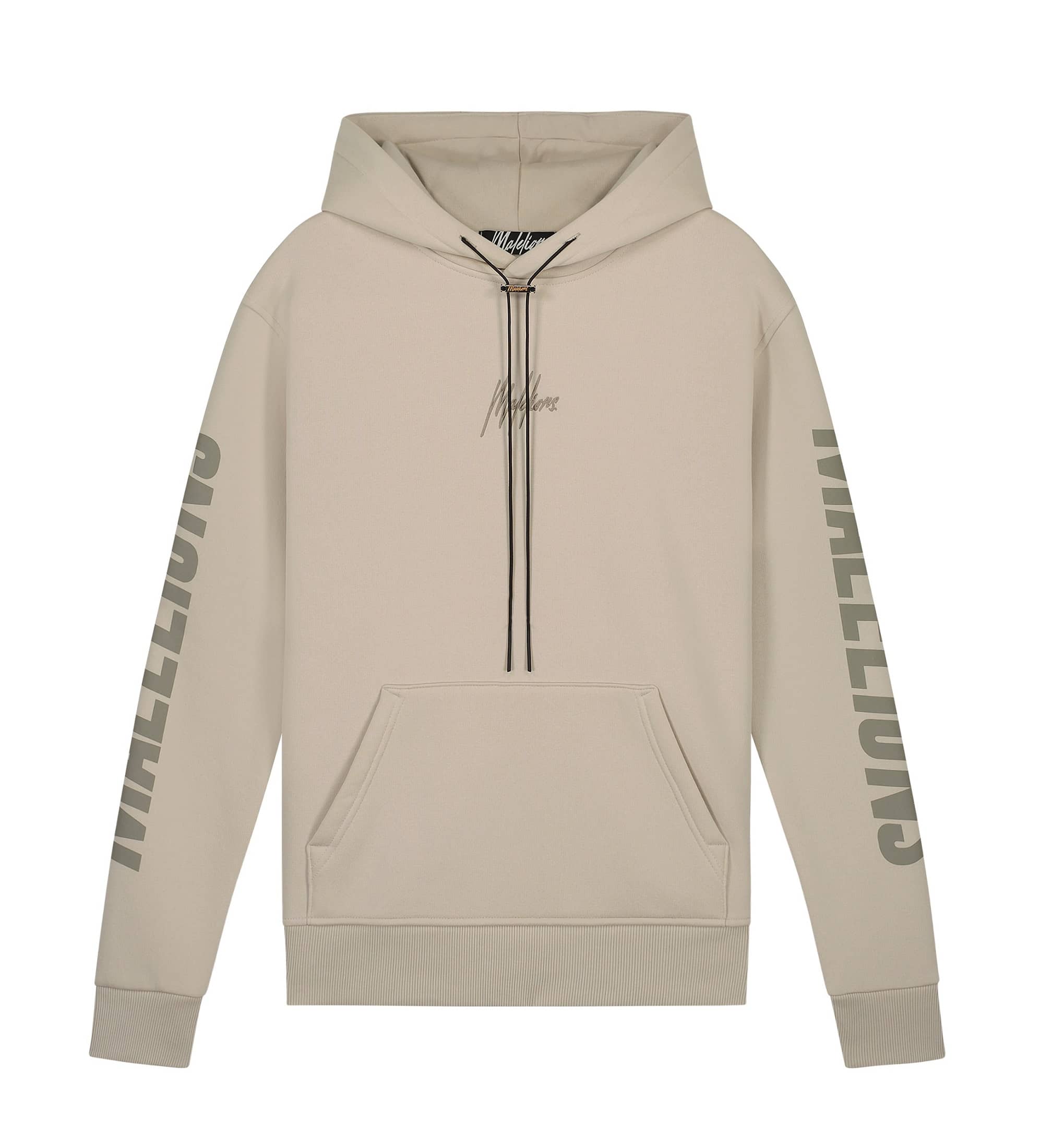 Malelions Lective Hoodie Zand M2-SS22-13