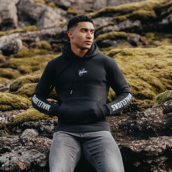 Malelions Lective Hoodie Zwart