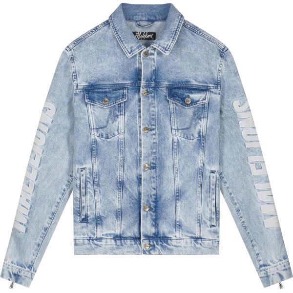 malelions lective spijkerjas licht blauw