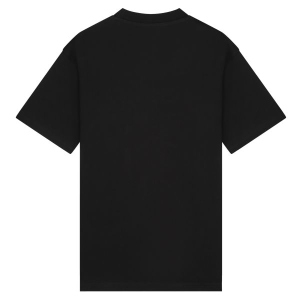 Malelions Line T-shirt Zwart
