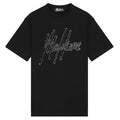 Malelions Line T-shirt Zwart
