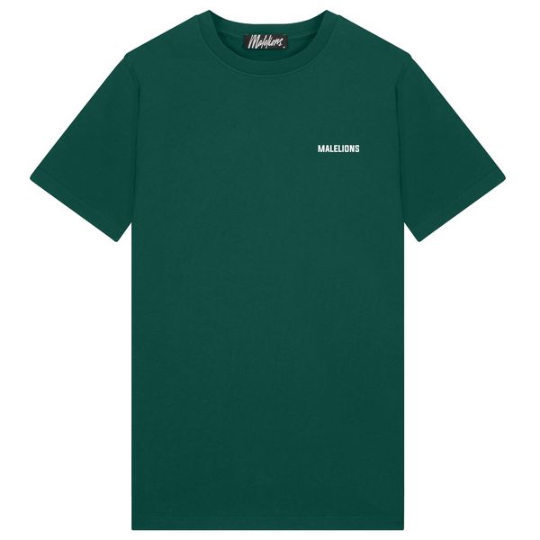 malelions logo t-shirt 2.0 donker groen1
