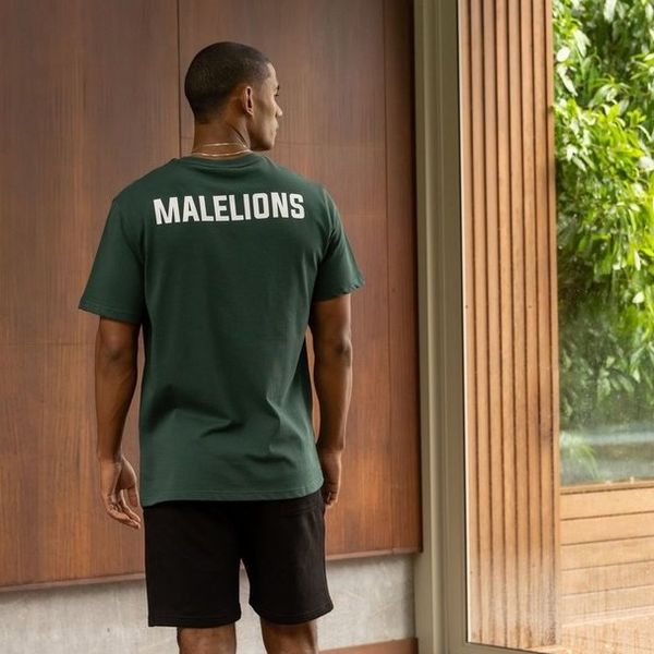 malelions logo t-shirt 2.0 donker groen