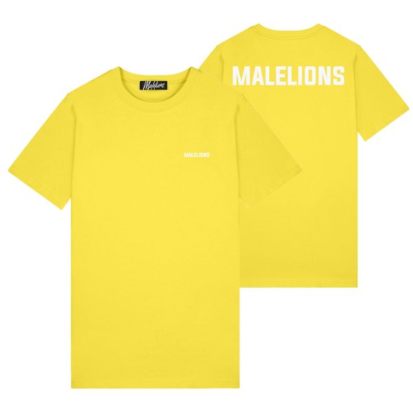 malelions logo t-shirt 2.0 geel