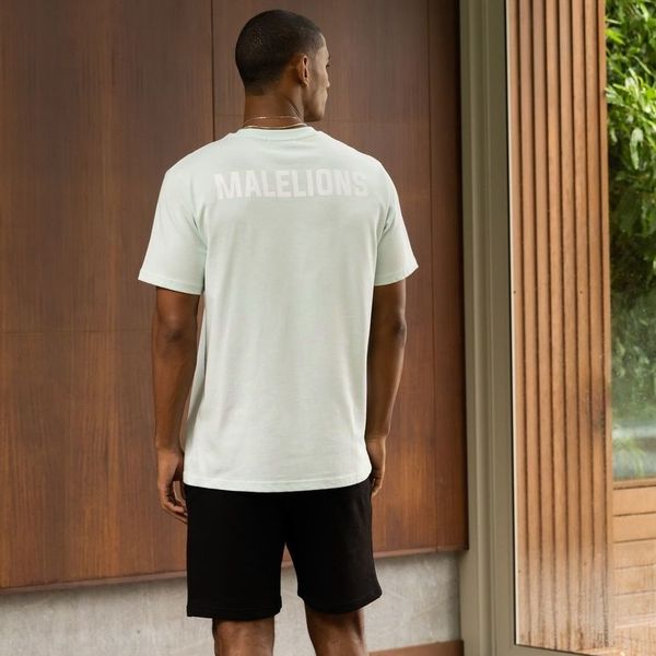 malelions logo t-shirt 2.0 licht blauw