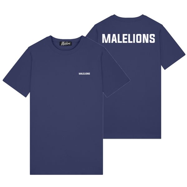 malelions logo t-shirt 2.0 navy3