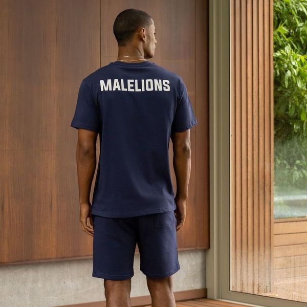 malelions logo t-shirt 2.0 navy