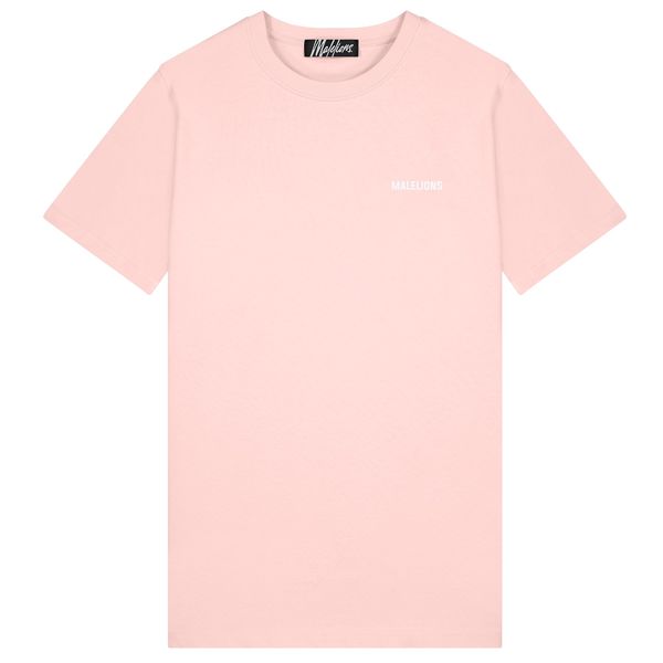 malelions logo t-shirt 2.0 roze