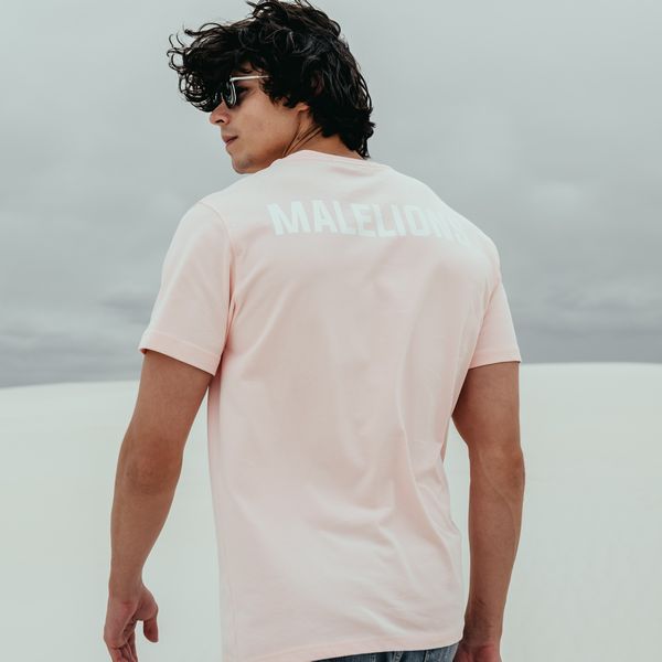 malelions logo t-shirt 2.0 roze