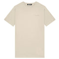 malelions logo t-shirt beige