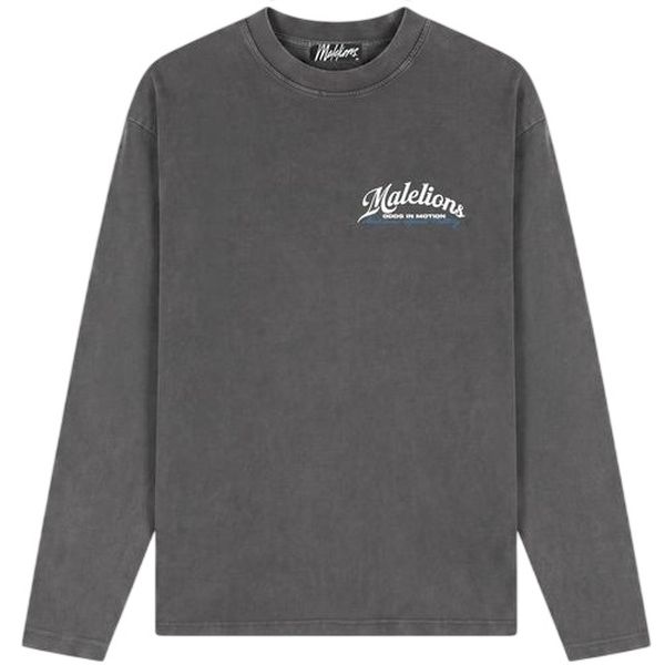 Malelions Sports Betting Longsleeve T-shirt Antraciet