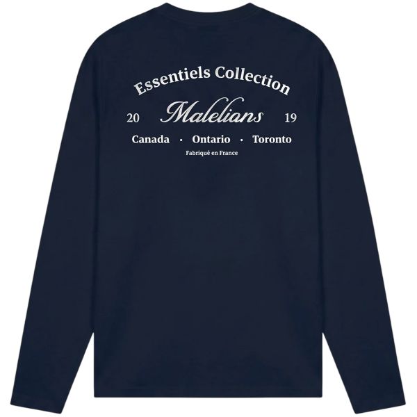 Malelions Marina Longsleeve T-shirt Navy