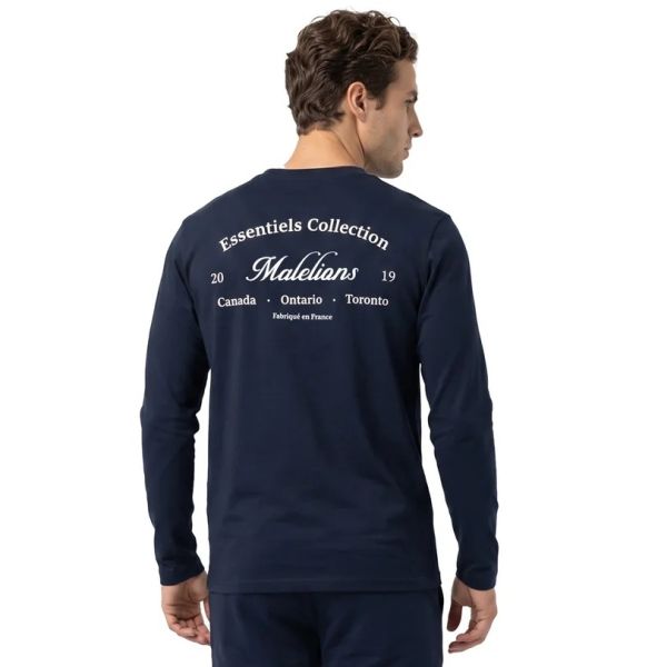 Malelions Marina Longsleeve T-shirt Navy