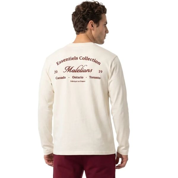 Malelions Marina Longsleeve T-shirt Off White