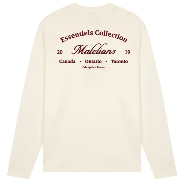 Malelions Marina Longsleeve T-shirt Off White