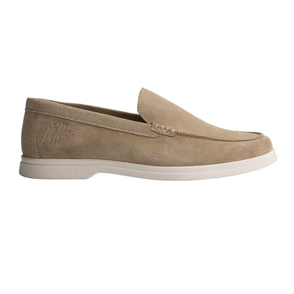 Malelions Low Top Signature Loafers Beige